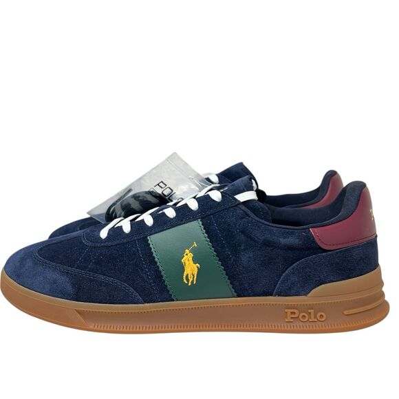 Polo Ralph Lauren Sneakers Mens 13 Blue Heritage Aera Suede‎ Sneakers Gold Pony main image 11